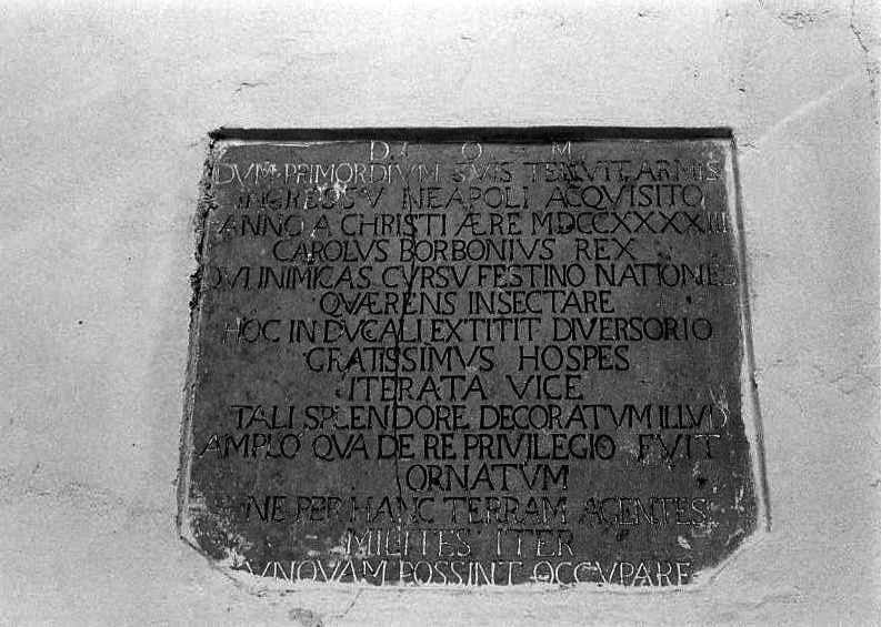 lapide - bottega campana (sec. XVIII)