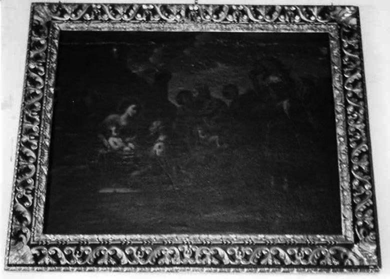 adorazione dei Re Magi (dipinto) - ambito napoletano (sec. XVII)
