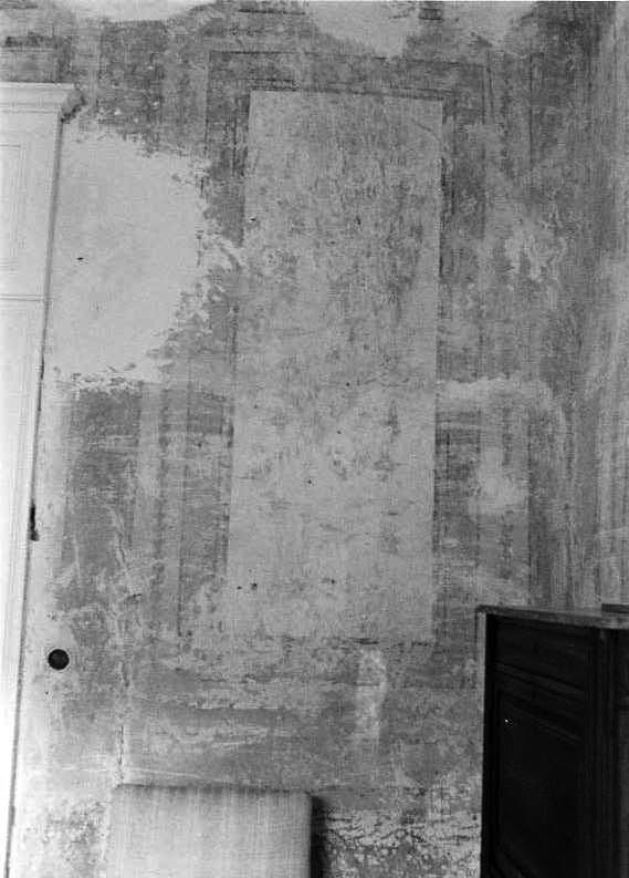 motivo decorativo geometrico (dipinto) - ambito campano (sec. XVIII)