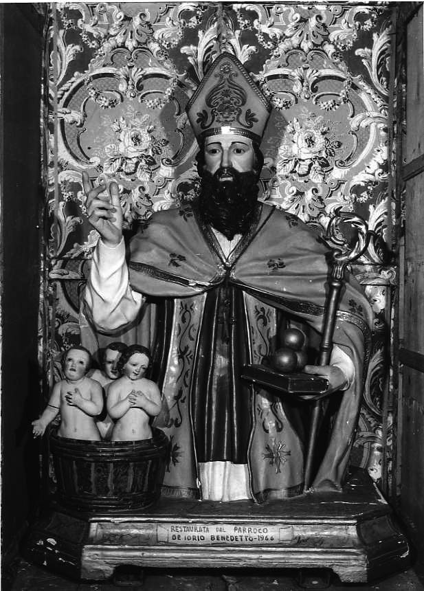 San Nicola di Bari (busto) - bottega campana (sec. XIX)