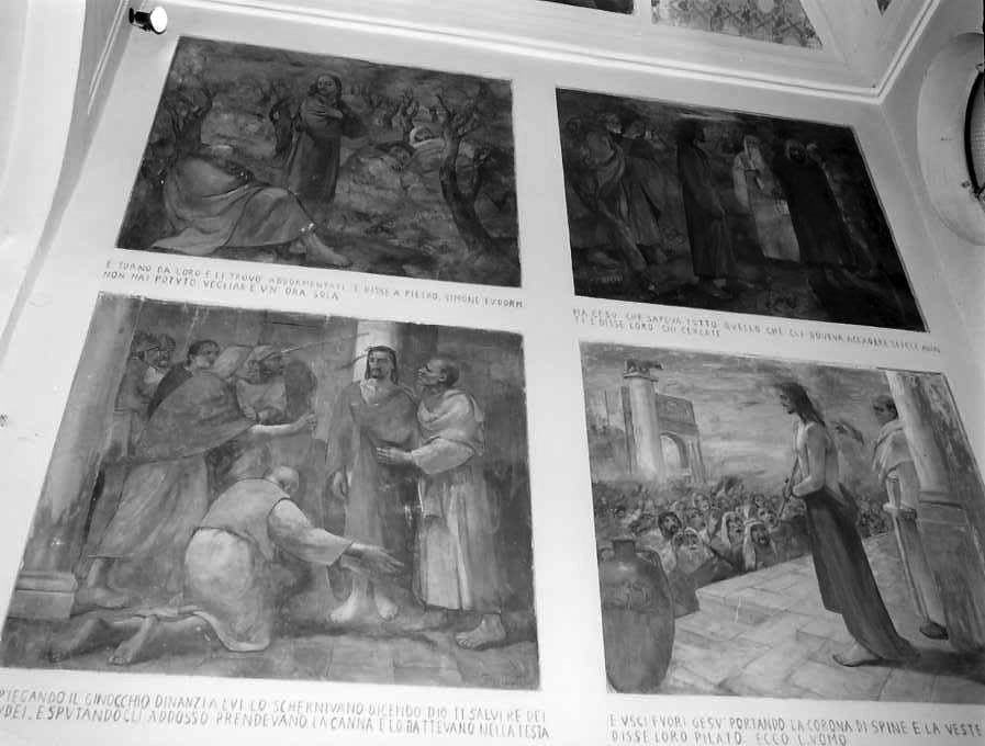 storie della vita di Gesù (decorazione pittorica, ciclo) di Bocchetti Gaetano (inizio sec. XX)