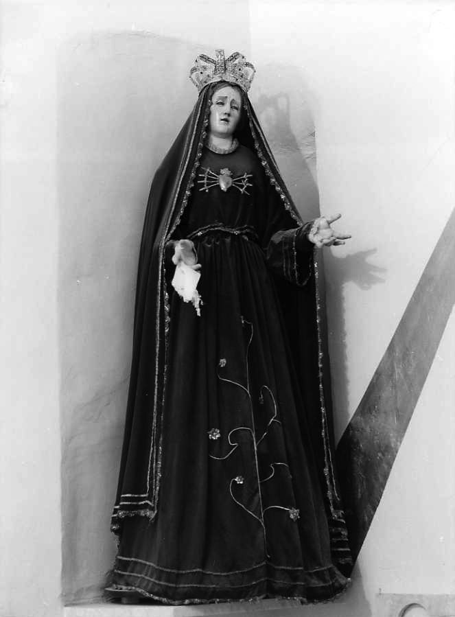 Madonna Addolorata (statua) - bottega napoletana (sec. XIX)
