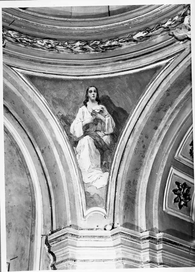 allegoria della Virtù (dipinto) di Bocchetti Gaetano (prima metà sec. XX)