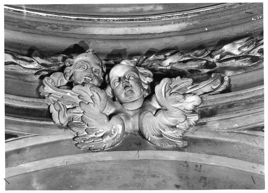 putti alati (decorazione plastica) - bottega campana (sec. XVIII)
