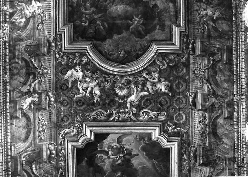 decorazione plastico-pittorica - bottega campana (sec. XVIII)