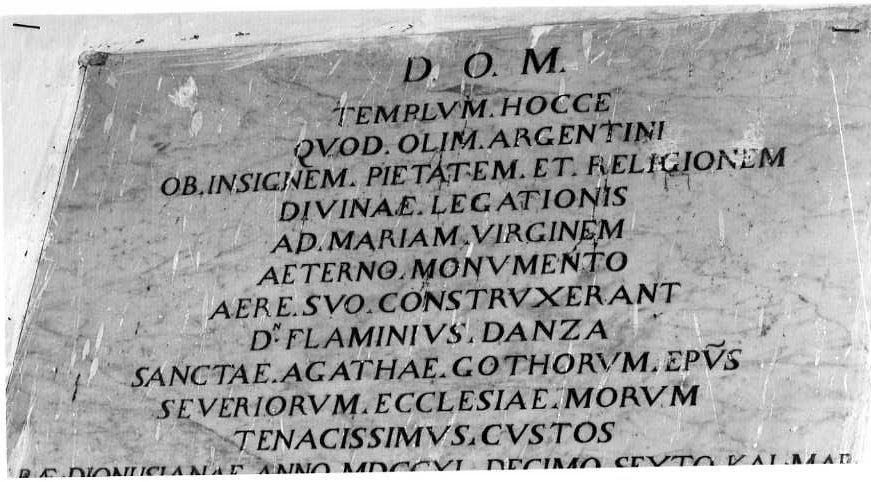 lapide - bottega campana (sec. XVIII)