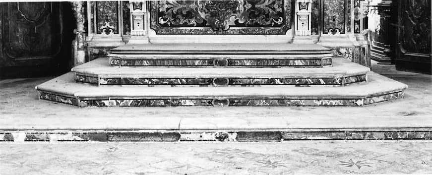 pedana d'altare - bottega campana (sec. XVIII)