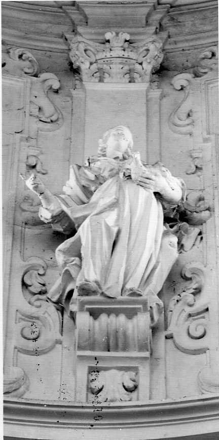 figura allegorica femminile (statua) - bottega campana (sec. XVIII)