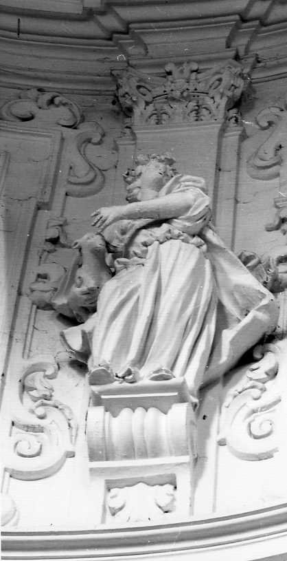 figura allegorica femminile (statua) - bottega campana (sec. XVIII)