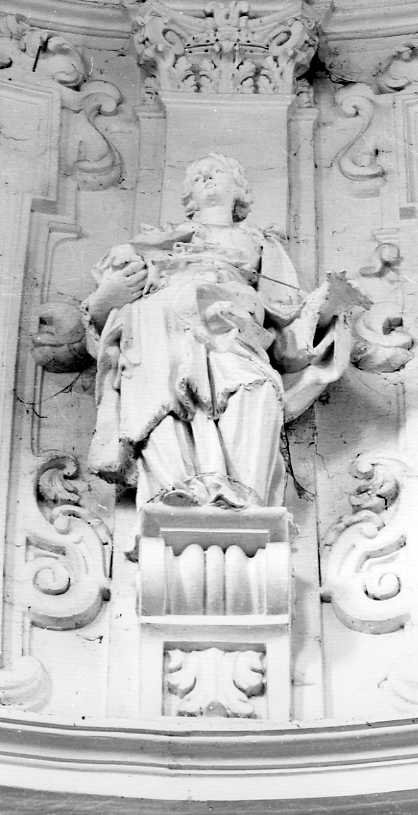 figura allegorica femminile (statua) - bottega campana (sec. XVIII)