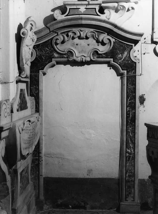 mostra di portale - bottega campana (sec. XVIII)