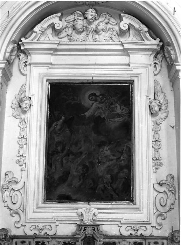 cornice di pala d'altare - bottega campana (sec. XVIII)