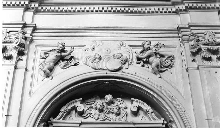 putti (decorazione plastica) - bottega campana (sec. XVIII)