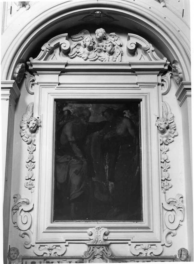 cornice di pala d'altare - bottega campana (sec. XVIII)