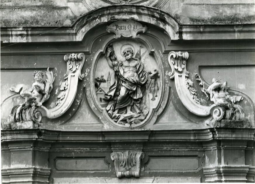 Sant'Andrea (decorazione plastica) - bottega campana (sec. XVIII)