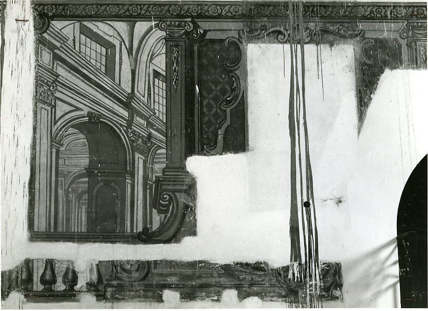 architettura (dipinto) - ambito campano (sec. XVII)