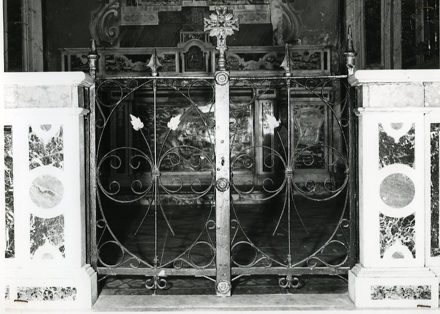 cancello di balaustrata - bottega campana (sec. XIX)