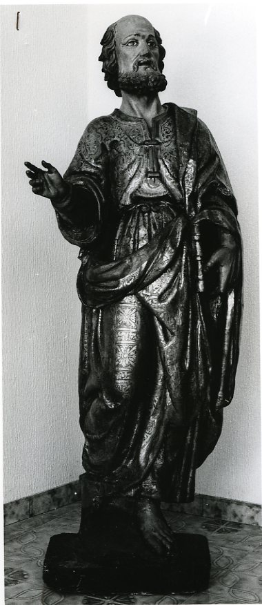 San Pietro (statua) - bottega campana (sec. XVII)