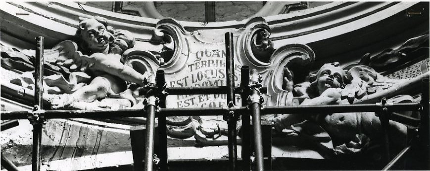 putti alati (decorazione plastica) - bottega campana (sec. XVIII)