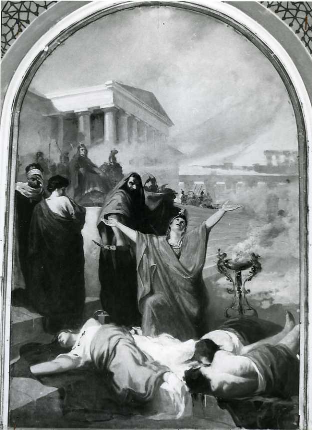 scena di martirio (dipinto) - ambito campano (sec. XIX)