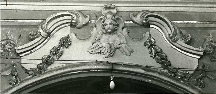 cherubino (decorazione plastica) - bottega campana (sec. XVIII)