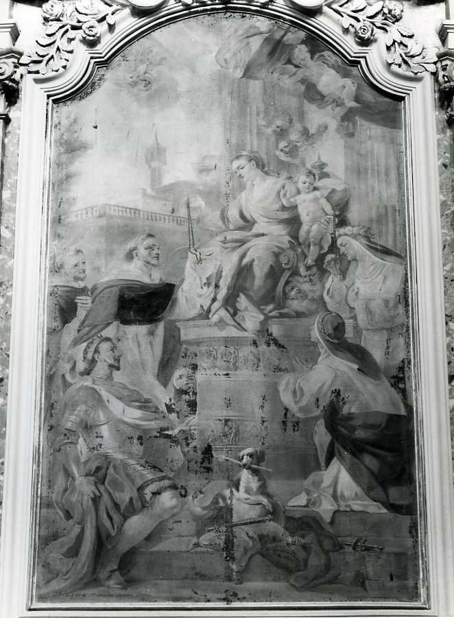 Madonna con Bambino e Santi (dipinto) - ambito campano (seconda metà sec. XVIII)