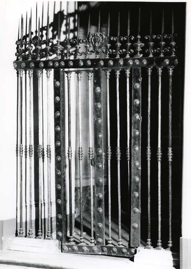 cancello, serie - bottega campana (prima metà sec. XVIII)