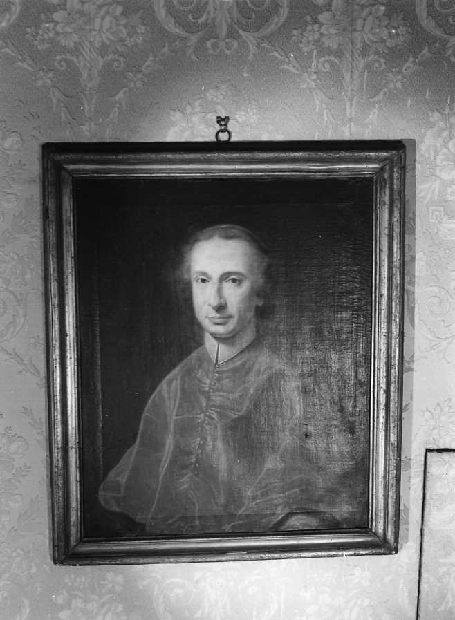 ritratto di ecclesiastico (dipinto) - ambito campano (sec. XVIII)