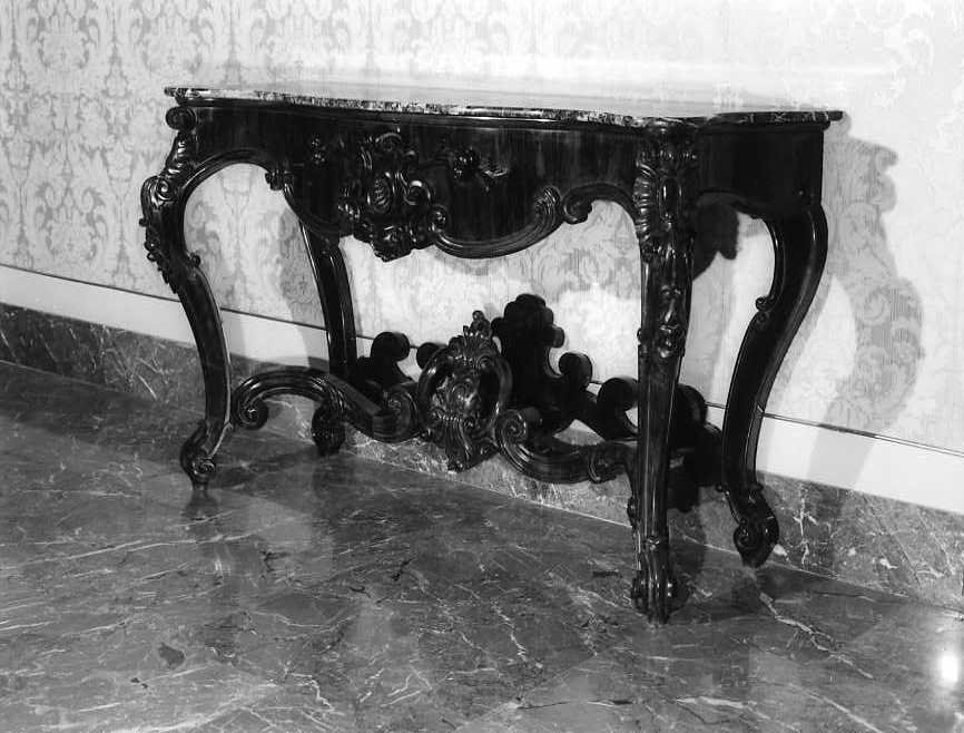 console, coppia - bottega campana (fine sec. XIX)