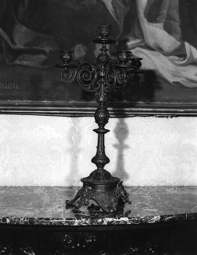 candeliere, coppia - bottega napoletana (sec. XVIII)