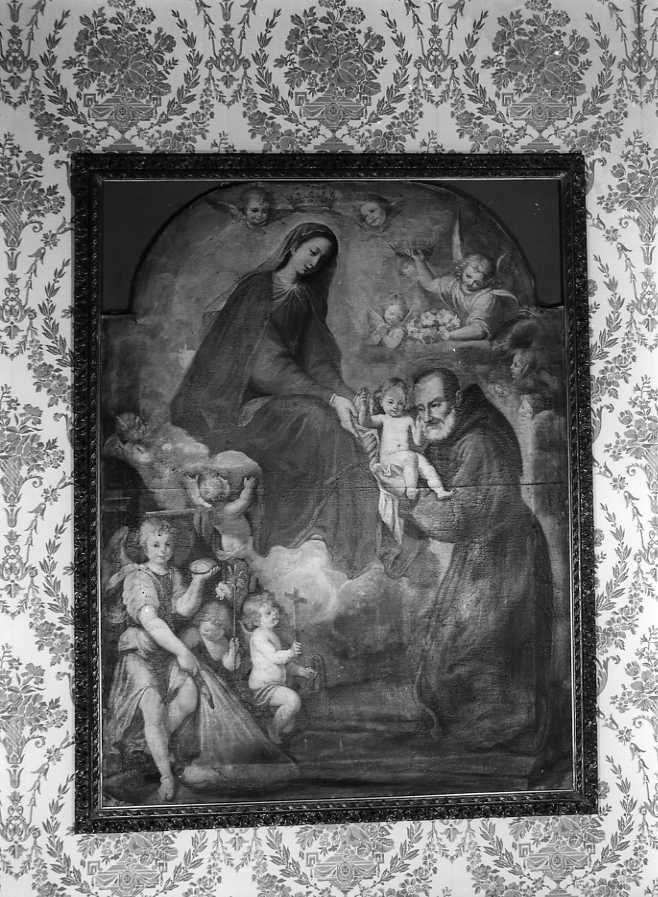 Madonna con Bambino e Santi (dipinto) - ambito campano (sec. XVIII)