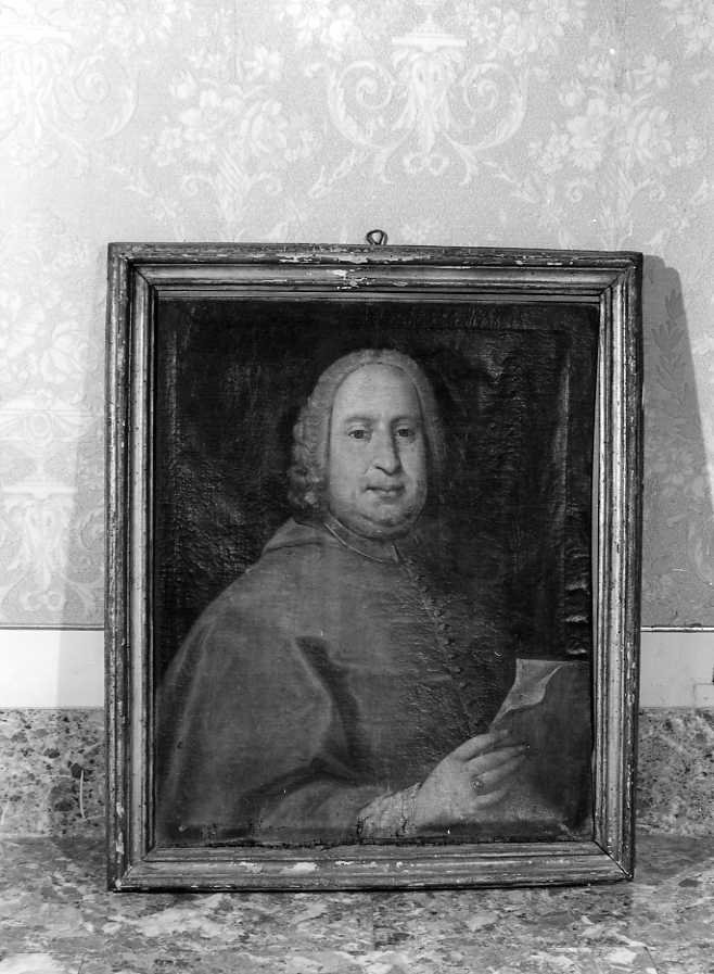 ritratto di ecclesiastico (dipinto) - ambito campano (fine sec. XVII)