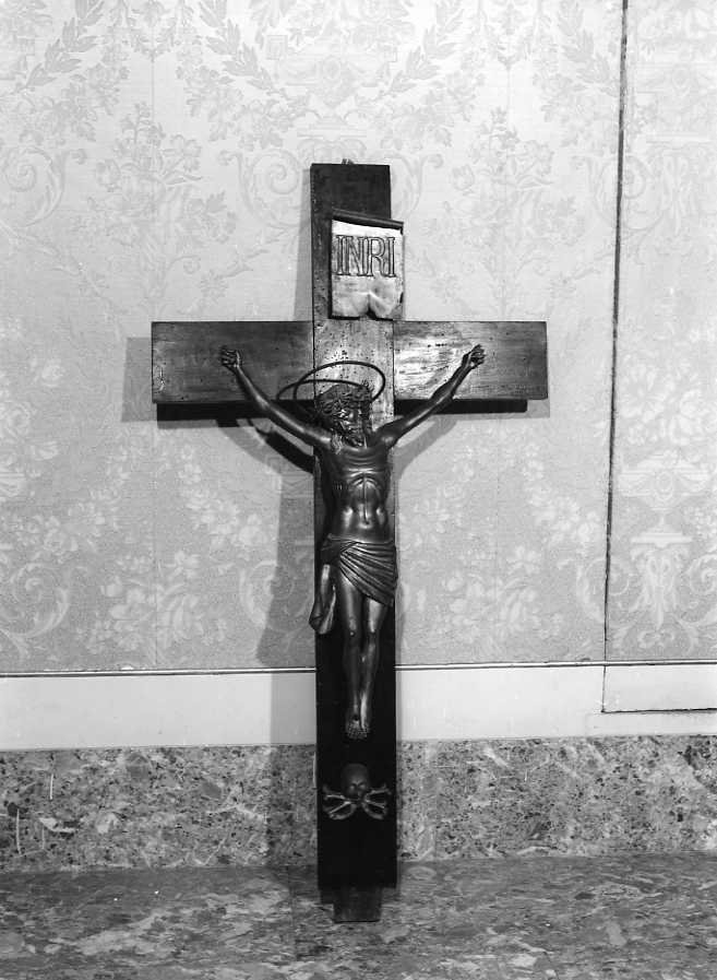 Cristo crocifisso (crocifisso) - bottega campana (sec. XIX)