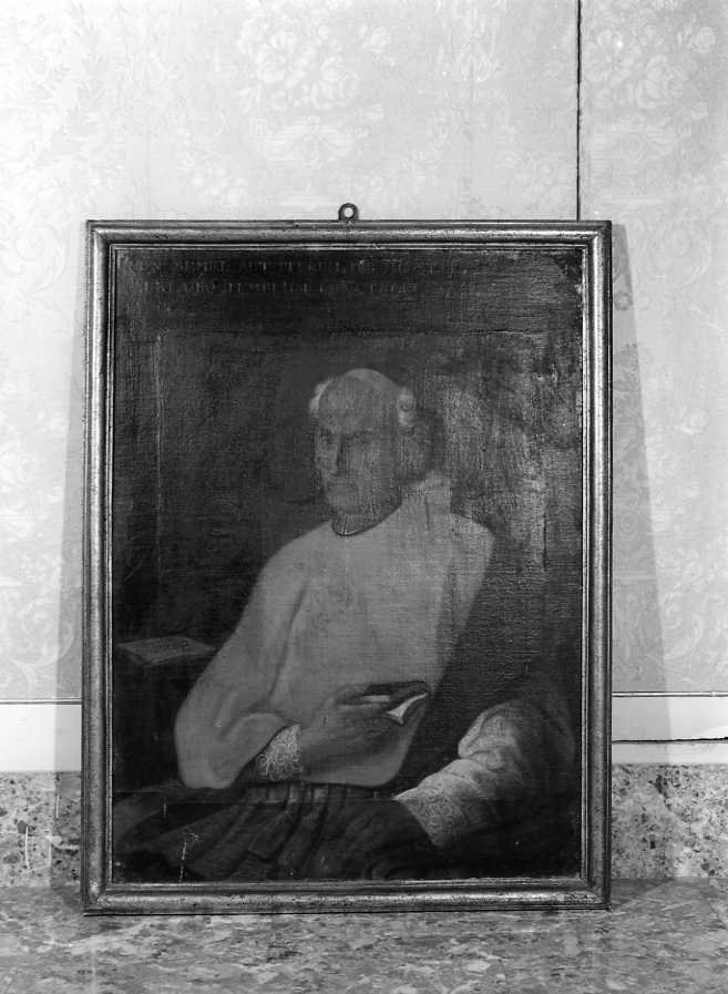 ritratto di ecclesiastico (dipinto) - ambito campano (sec. XVIII)