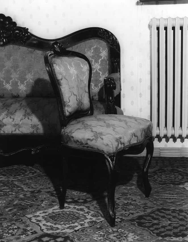 poltroncina, serie - bottega campana (fine sec. XIX)