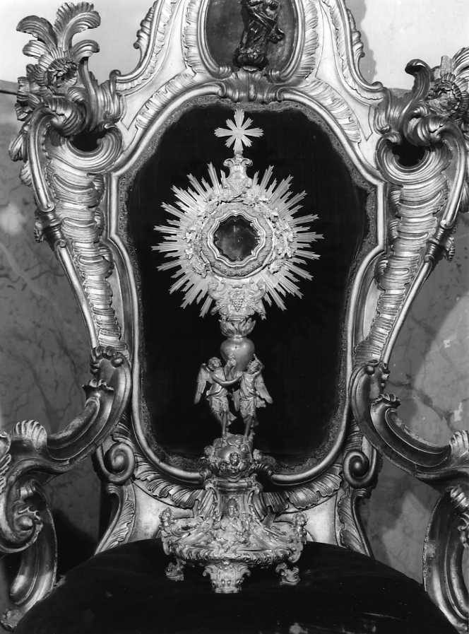 ostensorio - bottega napoletana (sec. XVIII)
