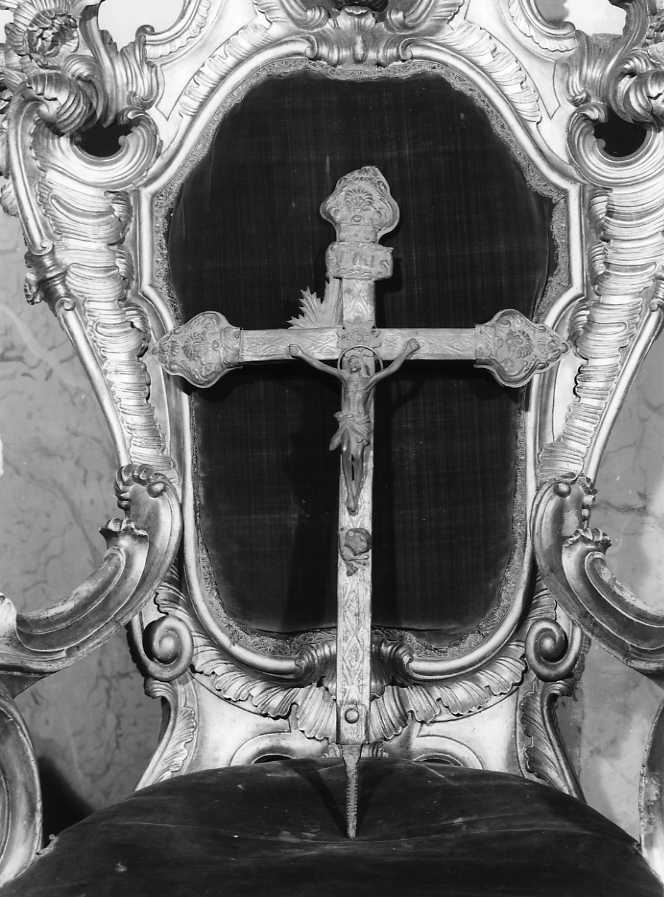 Cristo crocifisso (croce processionale) - bottega napoletana (sec. XVIII)