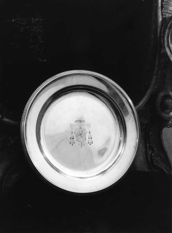 piattino, coppia - bottega napoletana (fine/inizio secc. XIX/ XX)