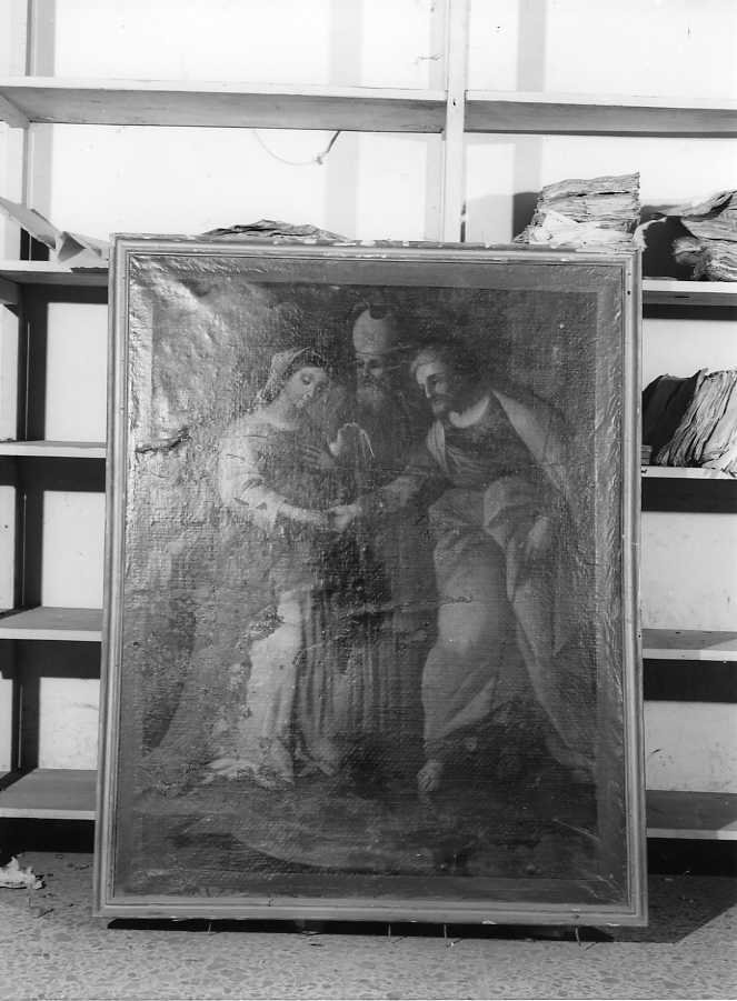 Sposalizio di Maria Vergine (dipinto) - ambito campano (sec. XVIII)