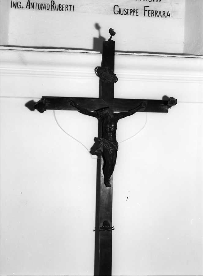 Cristo crocifisso (croce processionale) - bottega campana (sec. XIX)