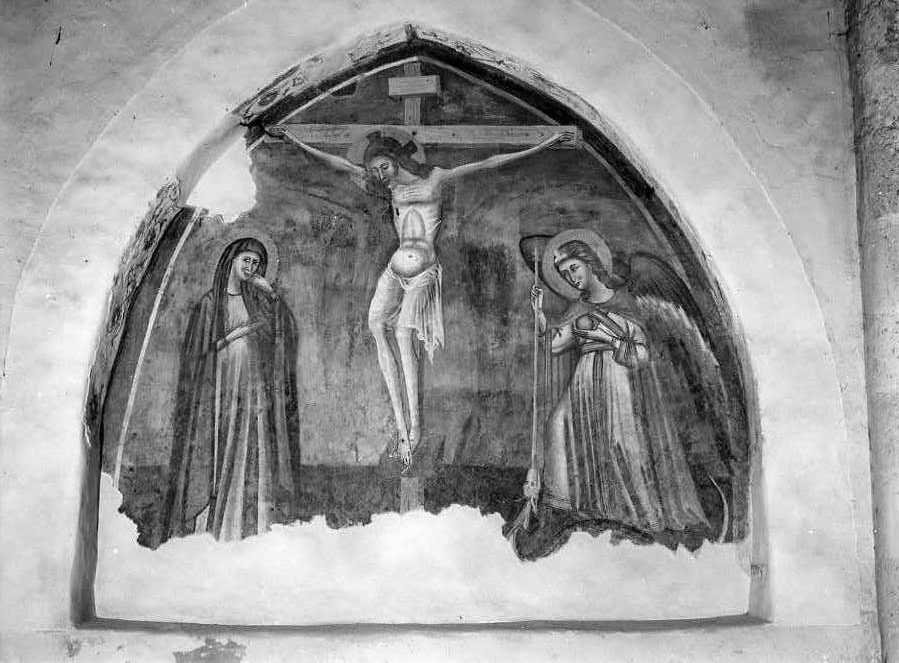 crocifissione (dipinto) - ambito campano (sec. XIII)