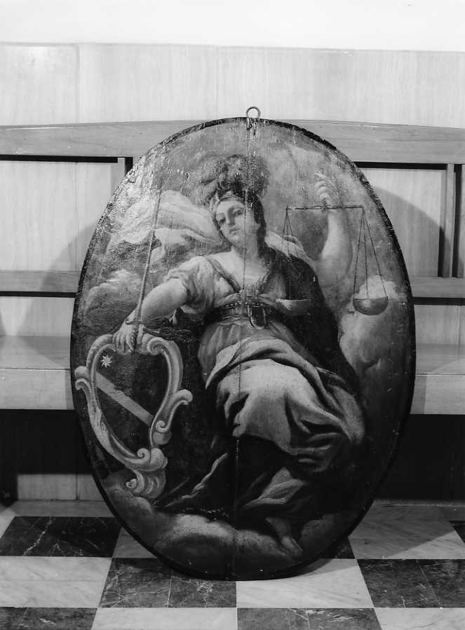 allegoria della Giustizia (dipinto) - ambito campano (sec. XVIII)