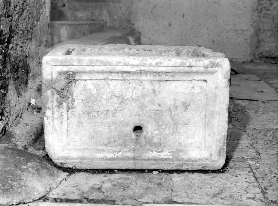 vasca - bottega campana (sec. XIX)