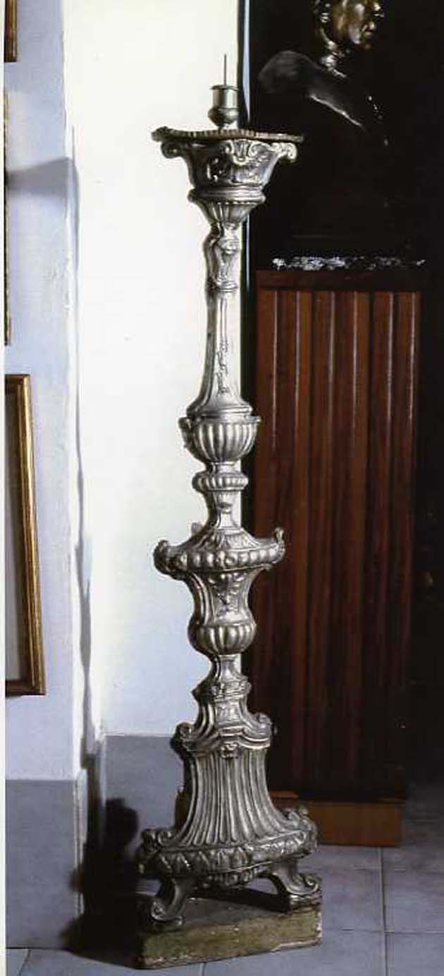 candeliere, serie - bottega napoletana (fine sec. XIX)