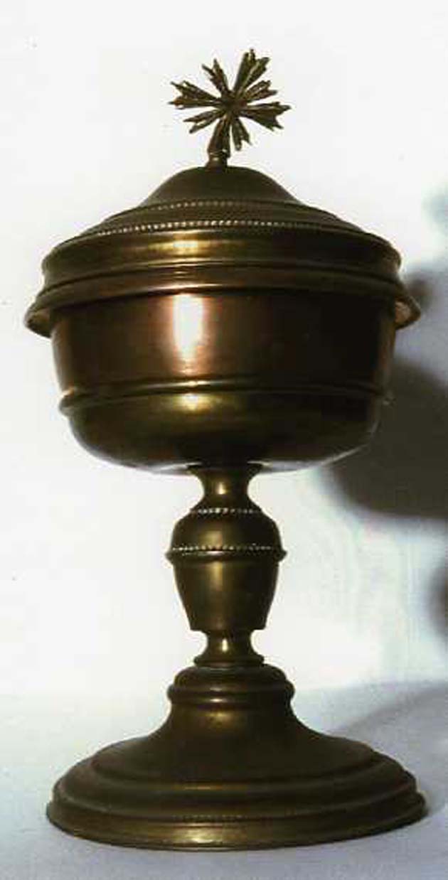 pisside - bottega napoletana (fine sec. XIX)