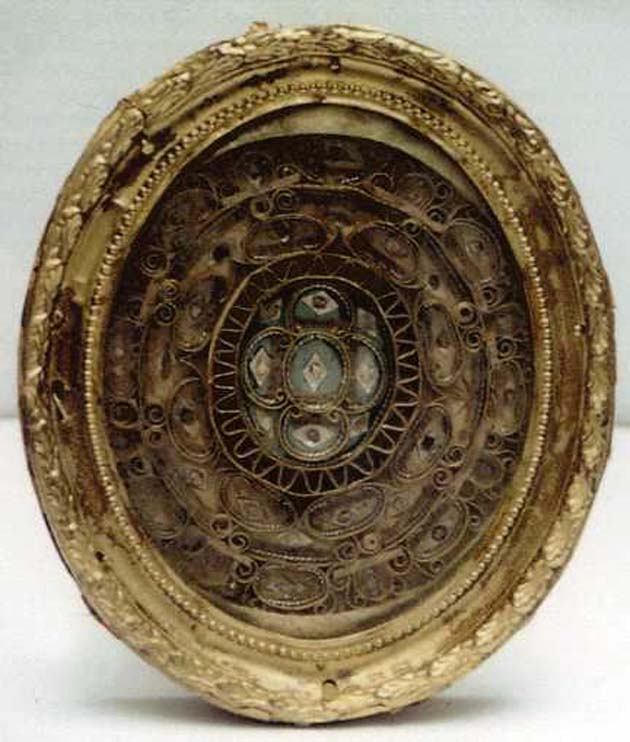 reliquiario - bottega napoletana (metà sec. XIX)