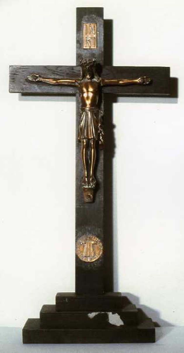 Cristo crocifisso (crocifisso) - bottega Italia settentrionale (prima metà sec. XX)