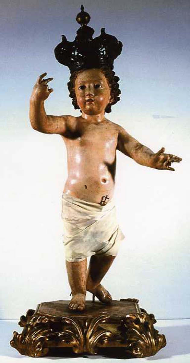 Gesù Bambino (scultura) - bottega napoletana (fine/inizio secc. XVIII/ XIX)