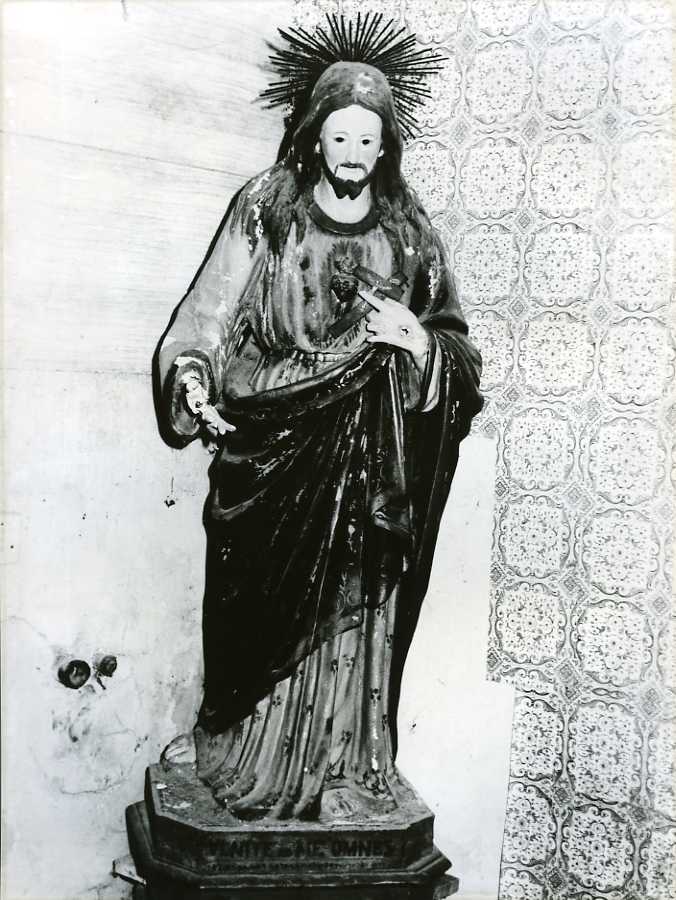 Sacro Cuore di Gesù (statua) - bottega campana (ultimo quarto sec. XIX)