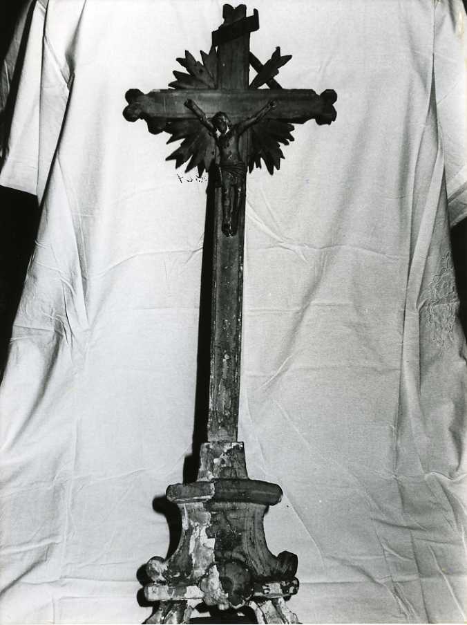 croce d'altare - bottega campana (seconda metà sec. XVIII)